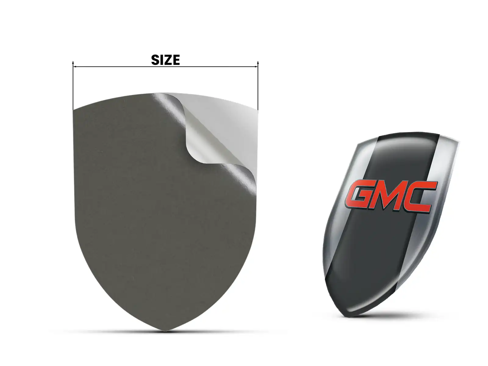 GMC Fensteraufkleber Universal Hochwertig Robust Auto